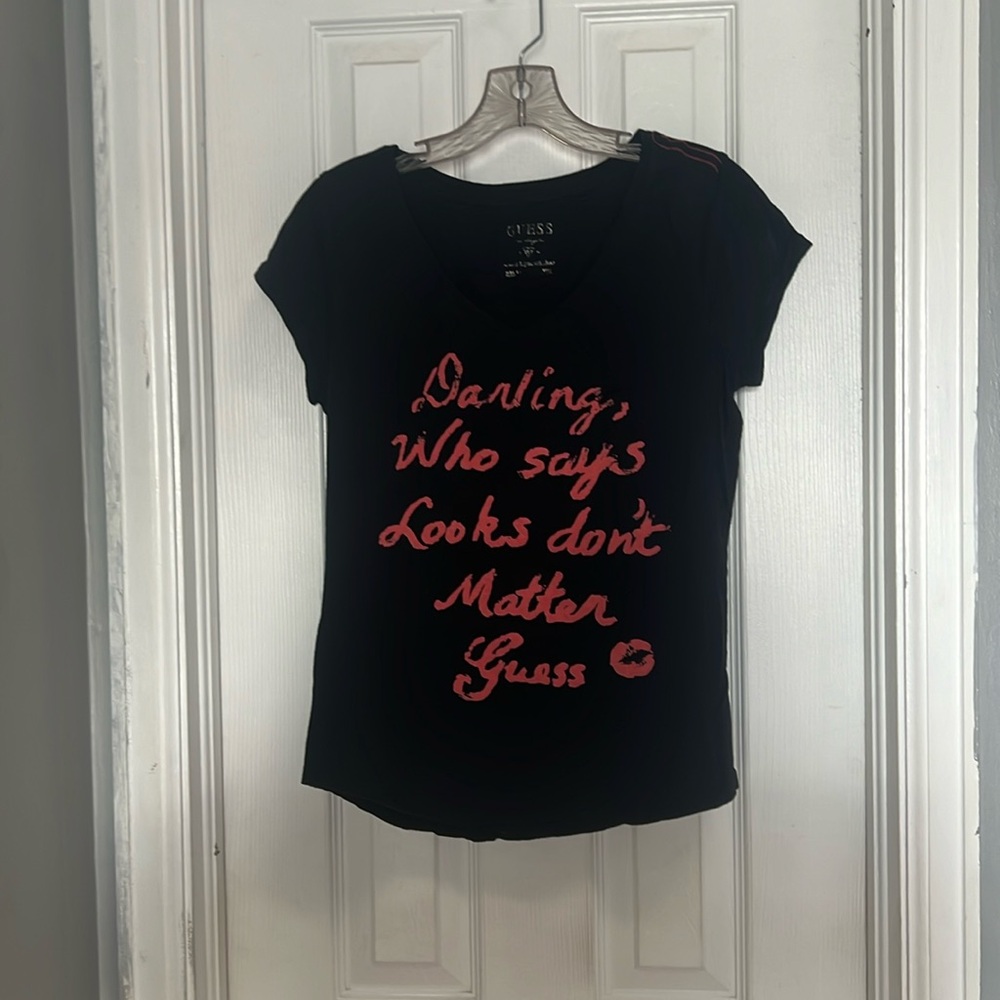 Black guess top size Large